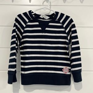 Boy’s H&M navy/white long sleeve shirt